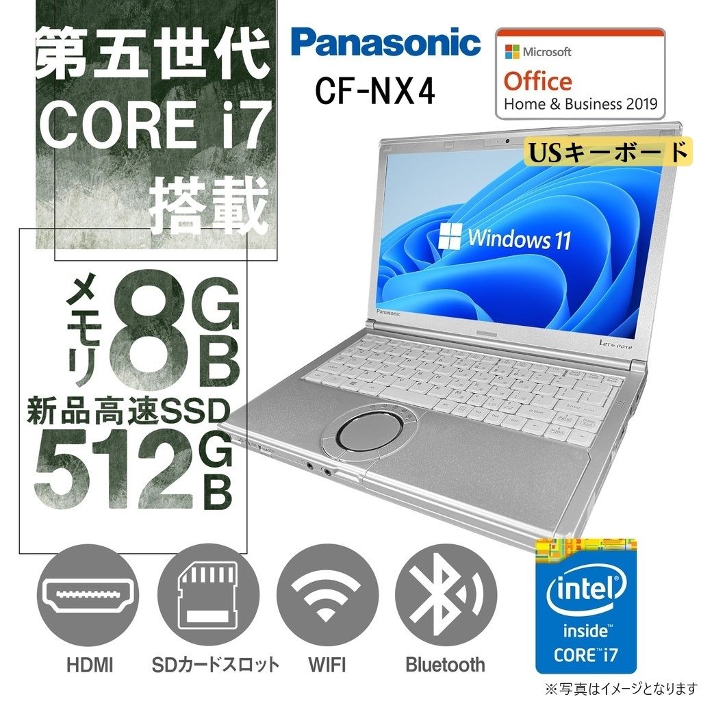 ）Panasonic ノートパソコン　CF-NX4